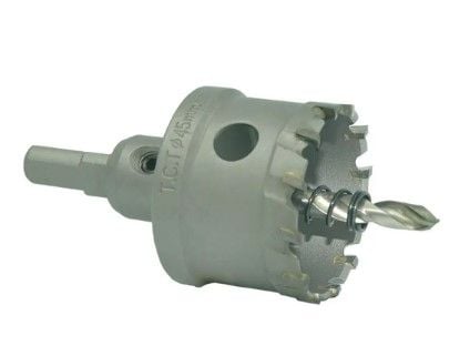 Свердло корончасте по металу з твердосплавними напайками - 45мм (HAISSER) 134407