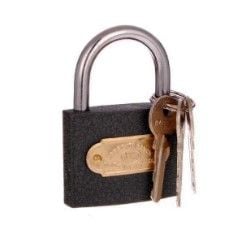 Замок навісний сірий легкий 1603-50