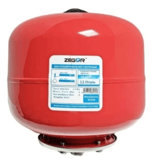 Бак для опалення ZEGOR 12L EPDM/Pmax10bar(розбірний)