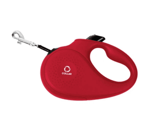 Повідець-рулетка CoLLaR для собак.розмір XS,12 кг 3 м,світловідбивна стрічка,червоний