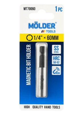 Набір біт  магнітний MOLDER 60мм 1шт в блістері 70060
