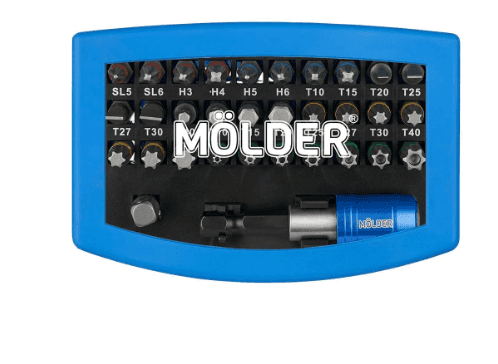 Набір біт з тримачем магнітним MOLDER 25мм 32шт 70032
