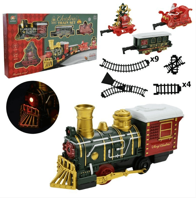 Залізниця  арт. 699-66A (36шт/2) Merry Christmas батар.,світло, звук,короб.50*25,8*5,5см