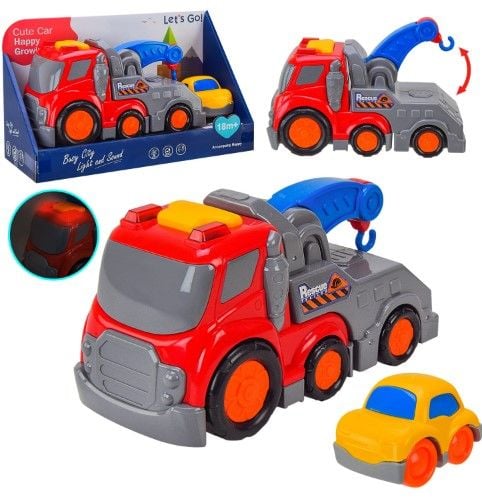 Машина арт. 7205 (36шт) батар.,світ.,звук,короб 30,5*18*12,5см