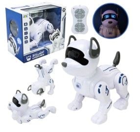 Робот на р/к арт. 3800 (18шт/2) акум, звук,світ. собака короб. 29*26*17,5см