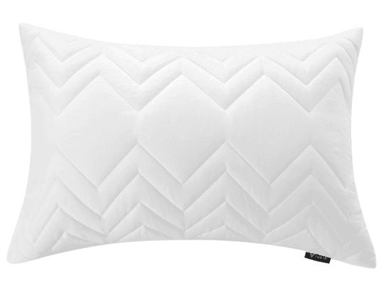 Подушка NORDIC COMFORT+ 50x70 см IDEIA чохол зі стібкою та блискавкою  антиелергенне волокно (сіра)