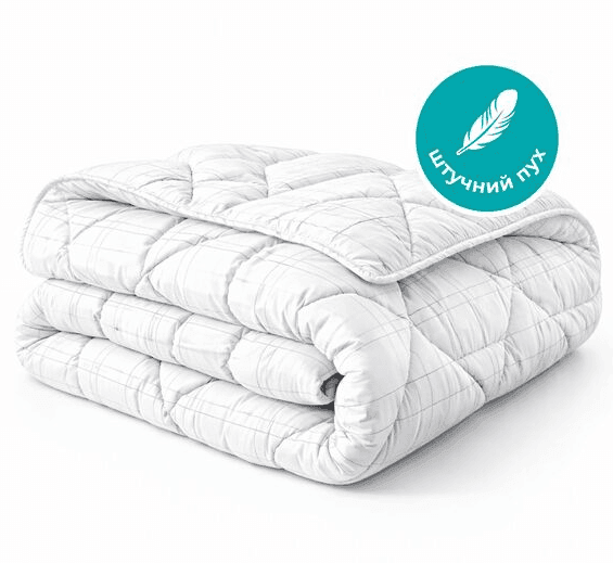 Ковдра  Antistatic Sleep всесезонна IDEIA 200х220 щіп.300 штучний пух у сумці