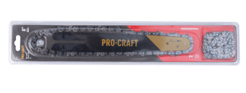 Комплект із шини та ланцюга procraft s8 (2ланцюги і 1 шина)