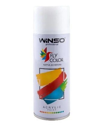 Фарба акрилова,Spray 450ml.,білий,(TRAFFIC WHITE/ RAL 9016) 48014