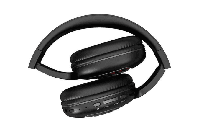 Навуш. блютуз лопухи Hoco W23, BT , TF, AUX, 300mAh, ас роботи 6 год, чорні