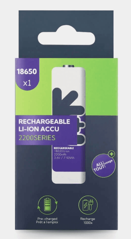 Акумулятор Uniross Litium 18650 2200 ВТ  - BL1