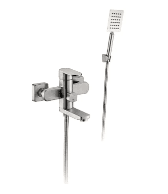 ODA3-15 ванна одноваж. корот. поворот. вилив. нерж сталь. сатин