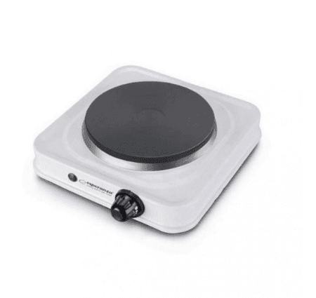 Електрична плитка Esperanza Enta, дискова, захист від перегріву, кабель 75см, біла