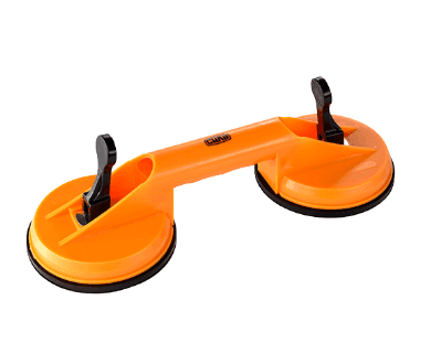 Присоска СИЛА для скла подвійна 80кг, 2*120мм 330311