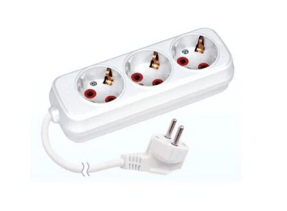 Подовжувач б/з 3 гнізда, 5м, 10А, Mutlusan