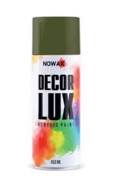 Фарба акрилова NOWAX spray  450мл мілітарі матовий 48051