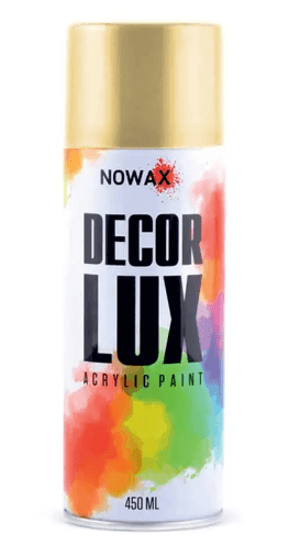 Фарба акрилова NOWAX spray  450мл світло золотий(LIGHT GOLD) NX48057