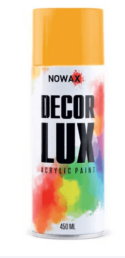 Фарба акрилова NOWAX spray  450 мл жовто-гарячий 48054