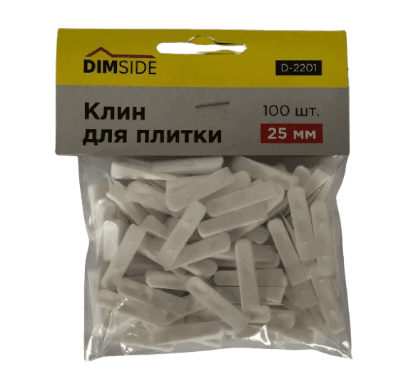 Клин для плитки DIMSIDE 25мм