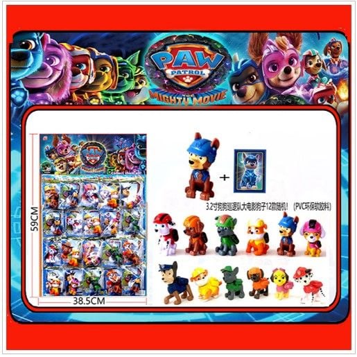 Герої арт. 92734 (600шт/2) Paw Patrol  20шт на планш 59*38,5см