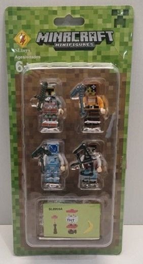 Фігурка мультгероїв арт. SL8959B (180шт) 4 фігурки,зброя на планшетці 27*12,8*2,5см