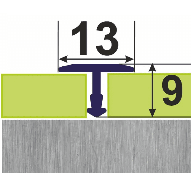 Профіль для плитки АТ 13 Білосніжний 2,7 м