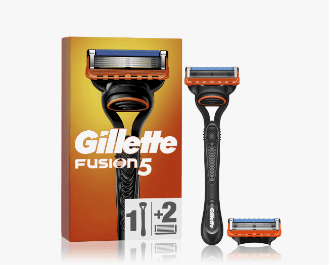 34048 ПНGILLETTE FUSION 5 бритва з 1 зм к + г/д /гол 5 для чутл шкіри 200мл