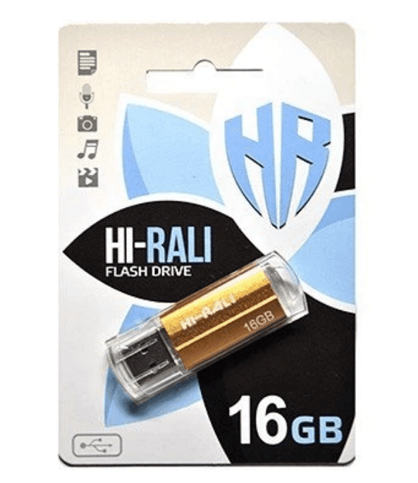 Флешка Hi-Rali 16GB Corsair series Bronze