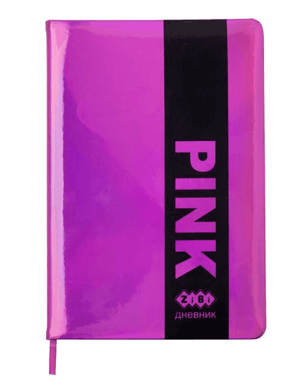 Щоденник шкільний PINK, В5, 48 арк., тверд. обл., шт.шкіра/поролон, рожевий