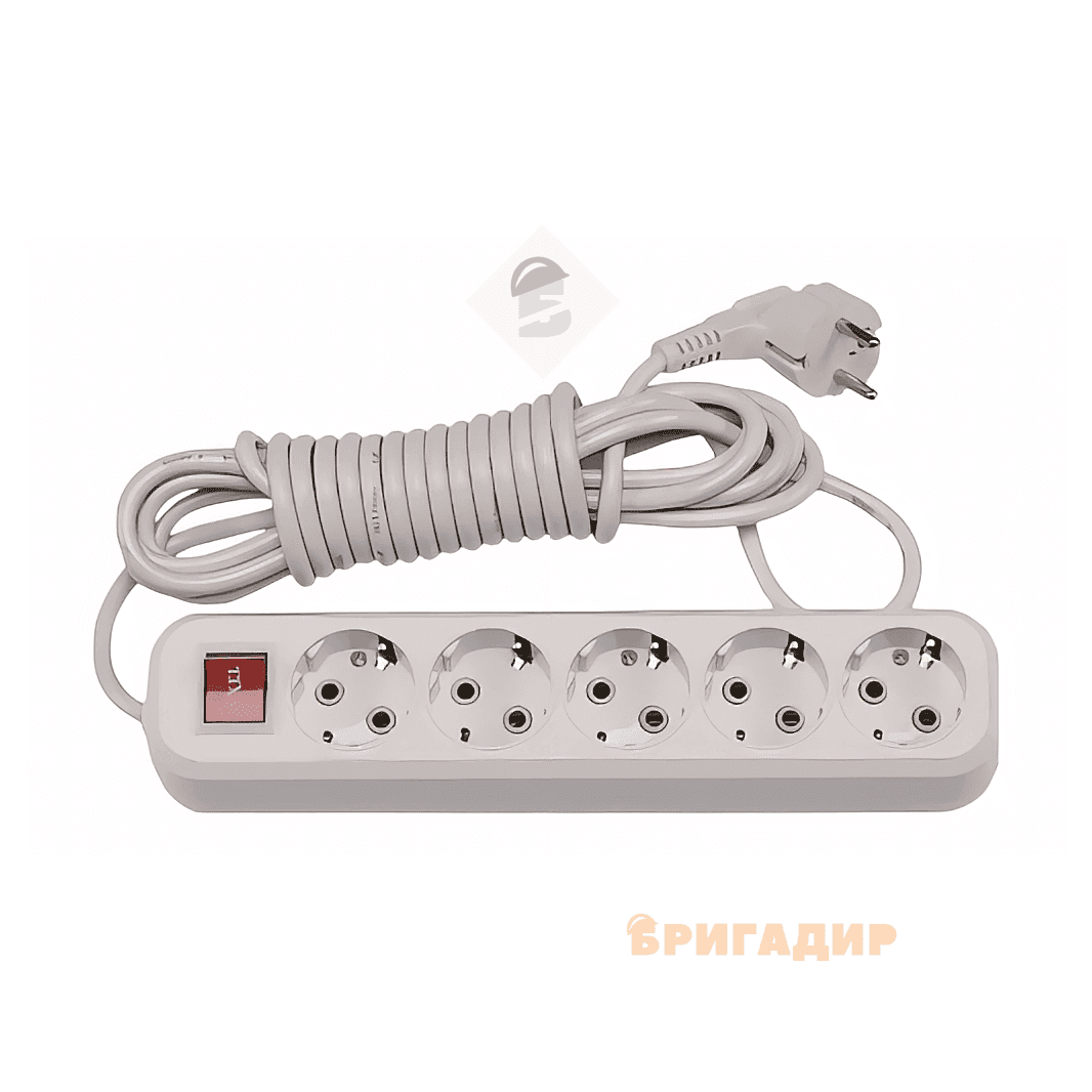 Мережевий фільтр-подовжувач 3000W 993-2P,3розетки +4USB+2Type-C,бездротова зарядкаб3м 481