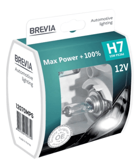 12070MPS H7 12V 55W PX26d Max Power +100% S2
