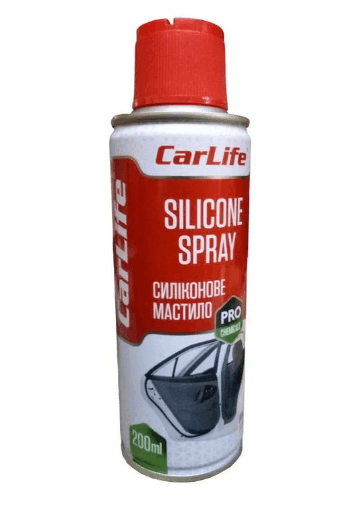 Силіконове мастило CarLife Silicone Spray, 200ml CF200