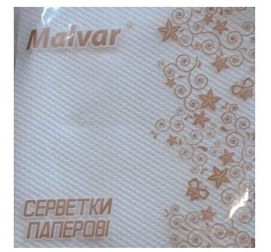 Серветка Malvar 30 шт біла