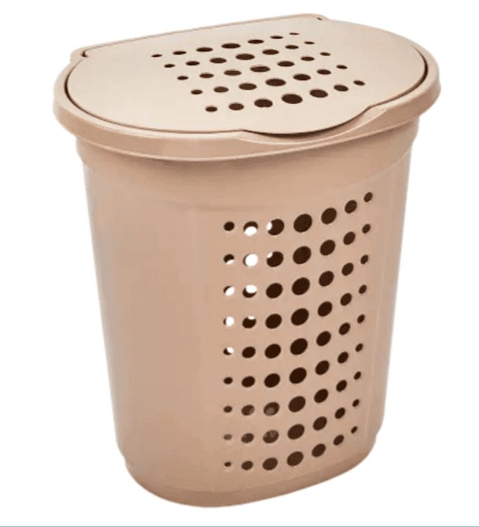 Корзина для білизни 60л кремовий