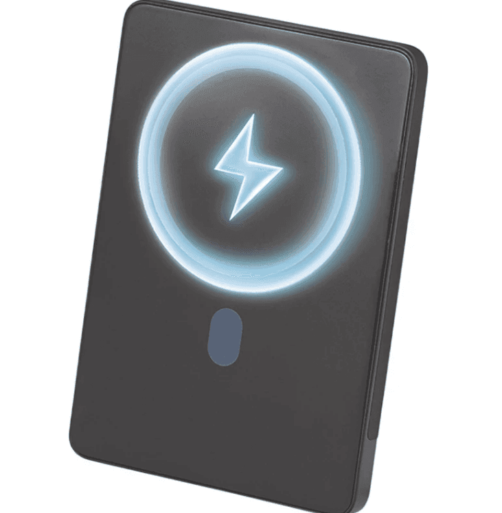 УМВ BREVIA ePOWER LCD 5000mAH MAGSafe Super SLim PD20W Qi15W Black 45520MSB