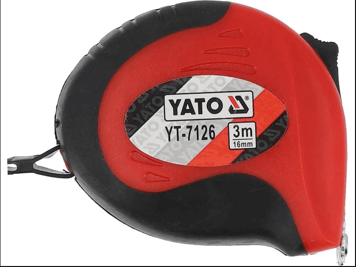 YT-7126 рулетка YATO L=3м*16 ммз магнітним наконечником