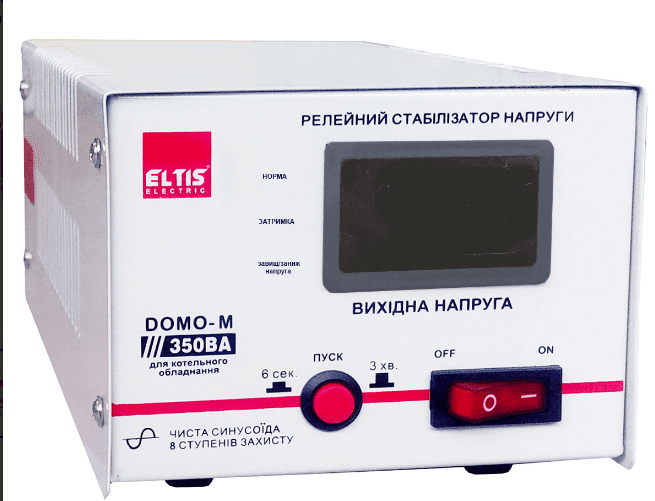 Стабілізатор напруги DOMO-350M 0,35кВА 1-фазний Eltis Elektric (01018)