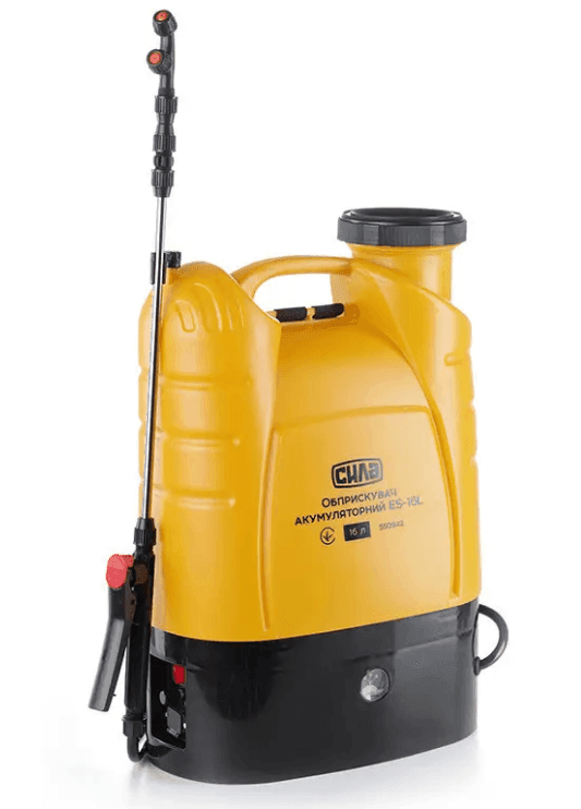 Обприскувач СИЛА акумуляторний 16л, 12В, 8А/год