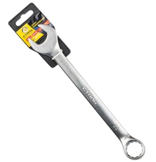 Ключ комбінований Satin з підвіскою Сталь 22мм