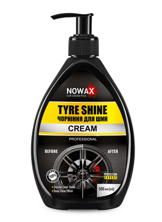 Чорніння для шин Nowax Tyre Shine Cream , 500мл.(10шт./упак.) NX50150