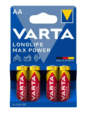 Батарейка Varta  Longlife Max Power AA (LR3) BLI 4 (40)