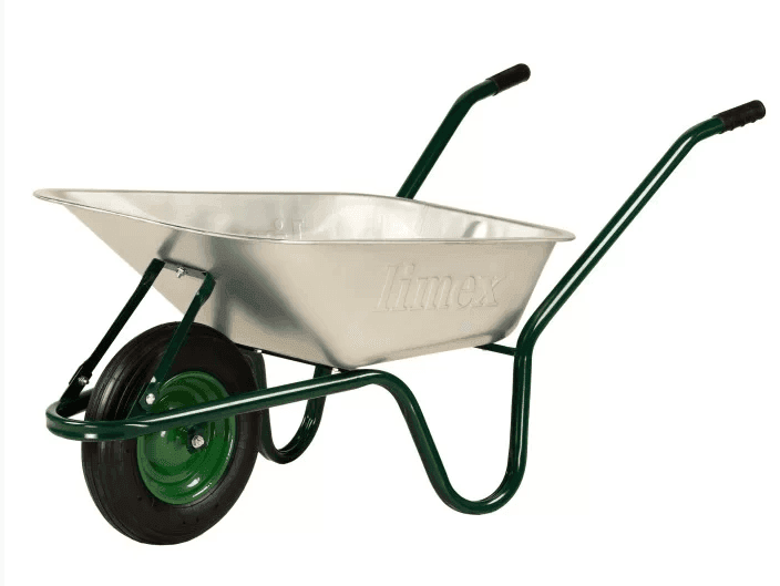 Тачка 1-о колесна d400мм 90л 160кг КОЛЕСО 3,50-8 GREEN LIMEX 557