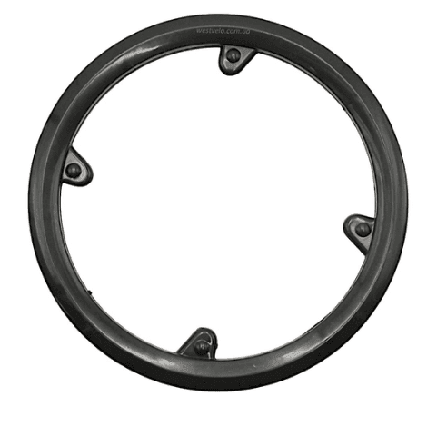 Захист зірки передньої мтв 4 дирки великий чорний тип 2 015144