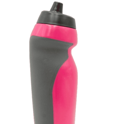 Фляга 650мл харч.пластик чвишнева  з сірими вставками 47-094