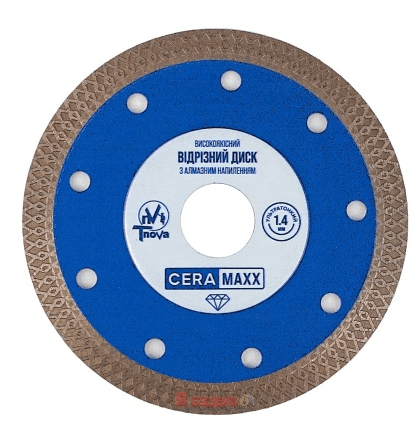 Диск відрізний T-NOVA CERAMAXX 115/1,4мм 60456704