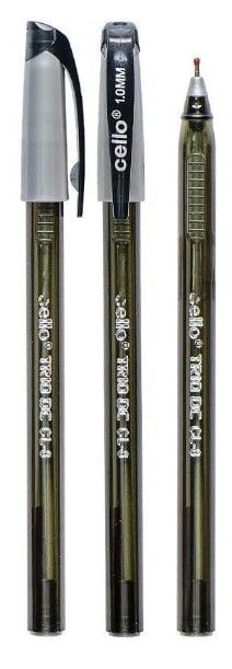 Ручка масляна "Trio DC" Cello CL-8-60 чорна