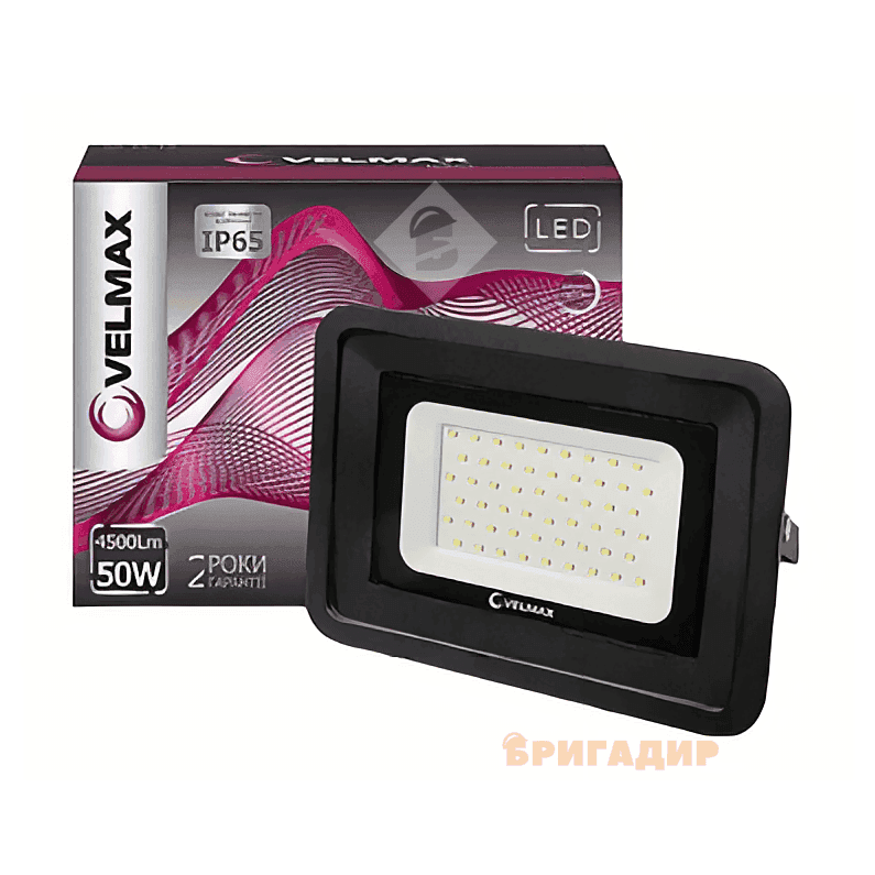 Прожеторк OFT LED 50W 100LM/W IP65 чорн. з датч. руху