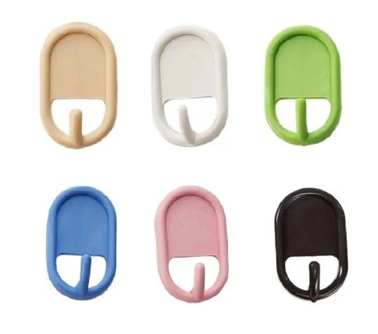 144151 Гачок самоклеючий Горизонт кольоровий маленький