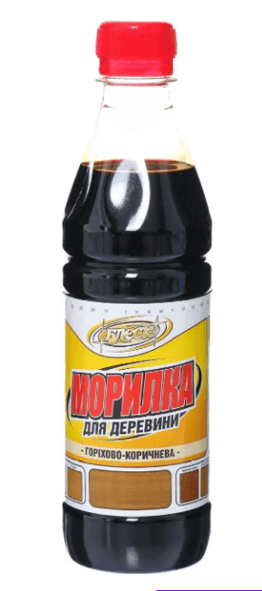 Морилка горіхово-коричнева М-4 Блєск(0,4л) 0,34кг