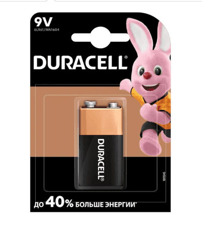 Батарейка Duracell крона 6LR61